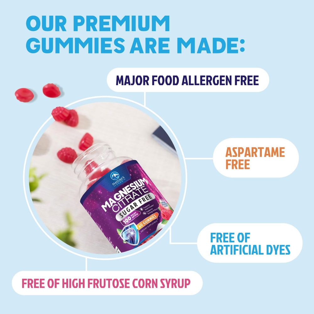 Magnesium gummies for women and men for daily use