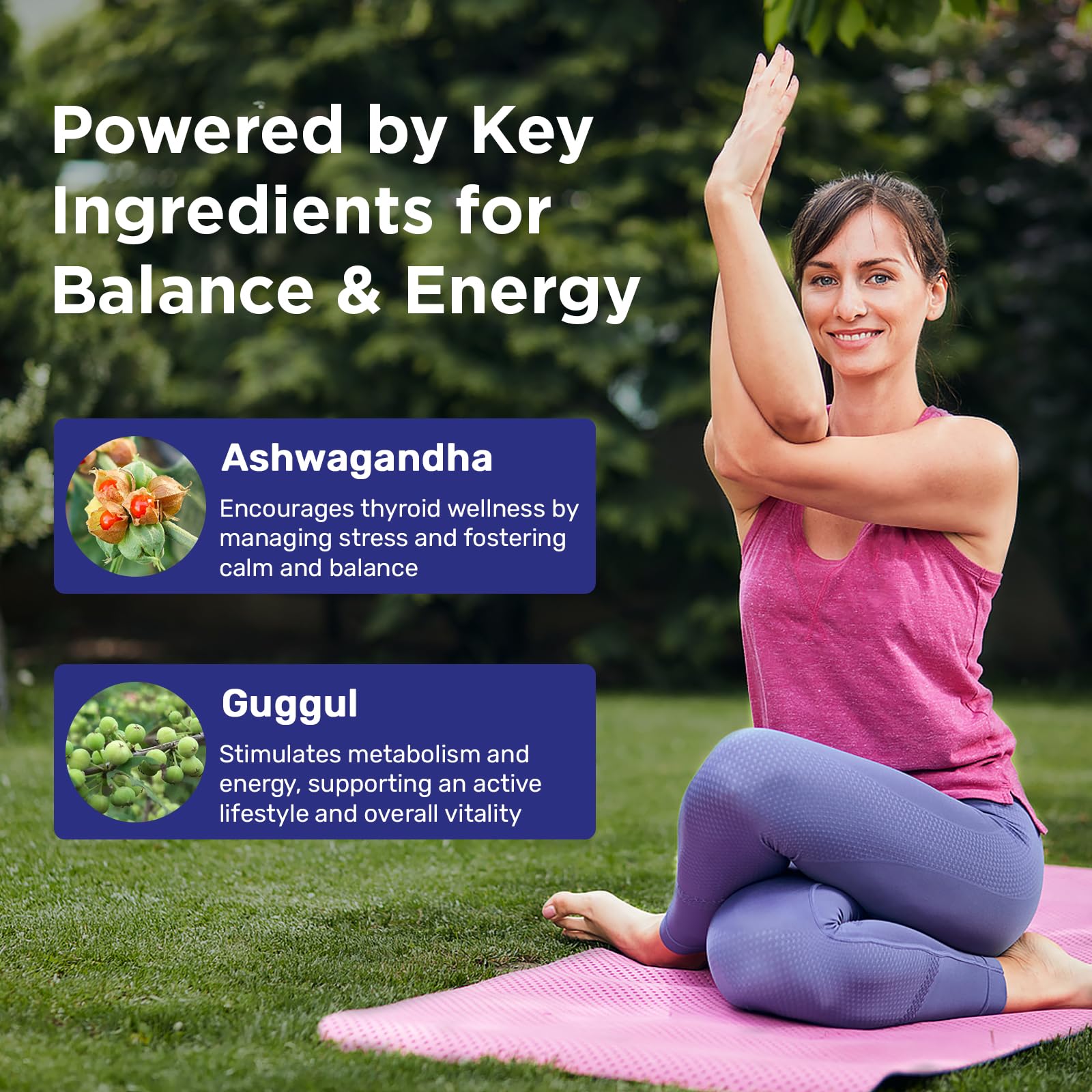 60 capsules bottle emphasizing dosage and packaging