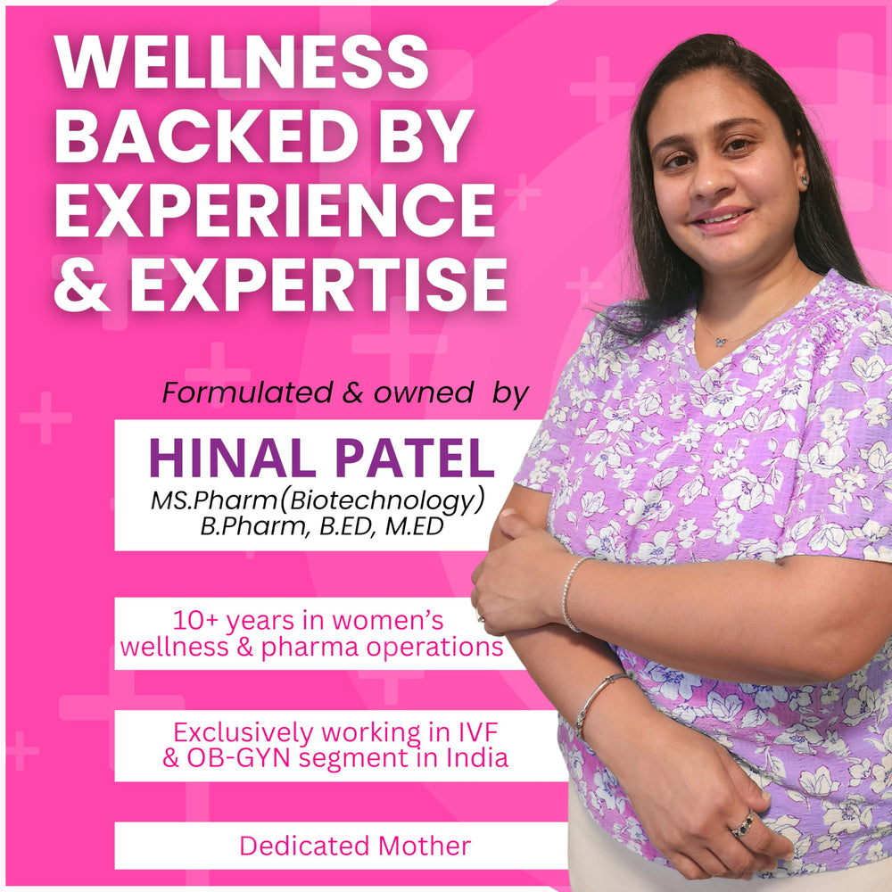 Women-owned company branding representing women's health