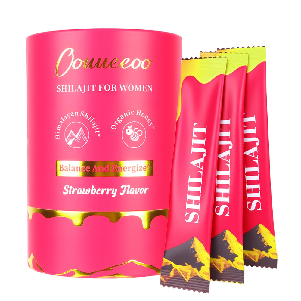Box of Women’s Shilajit Honey Sticks for Hormonal Balance