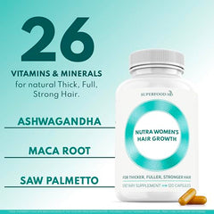 Nutrition and ingredients label highlighting 26 nutrients