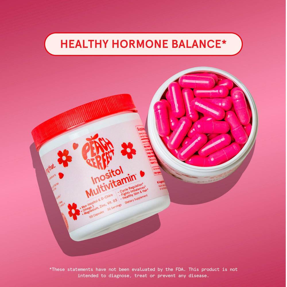 Graphic representing womens health, mood and energy support