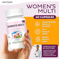 Front label highlighting 23 essential vitamins and minerals