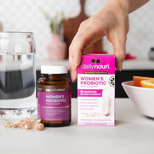 Nouri Women’s Probiotic capsules with capsule-in-capsule technology
