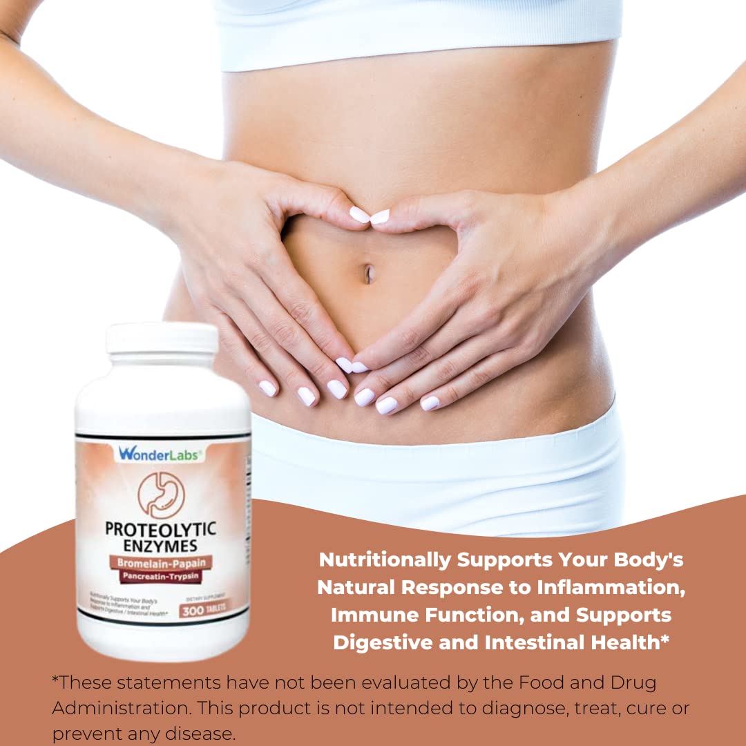 Packaging emphasizing a 550 mg total enzyme blend