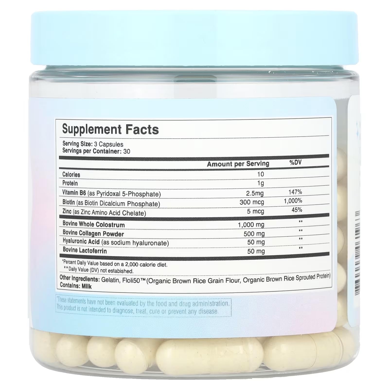 Sustainable and ethical sourcing badge on WonderCow label