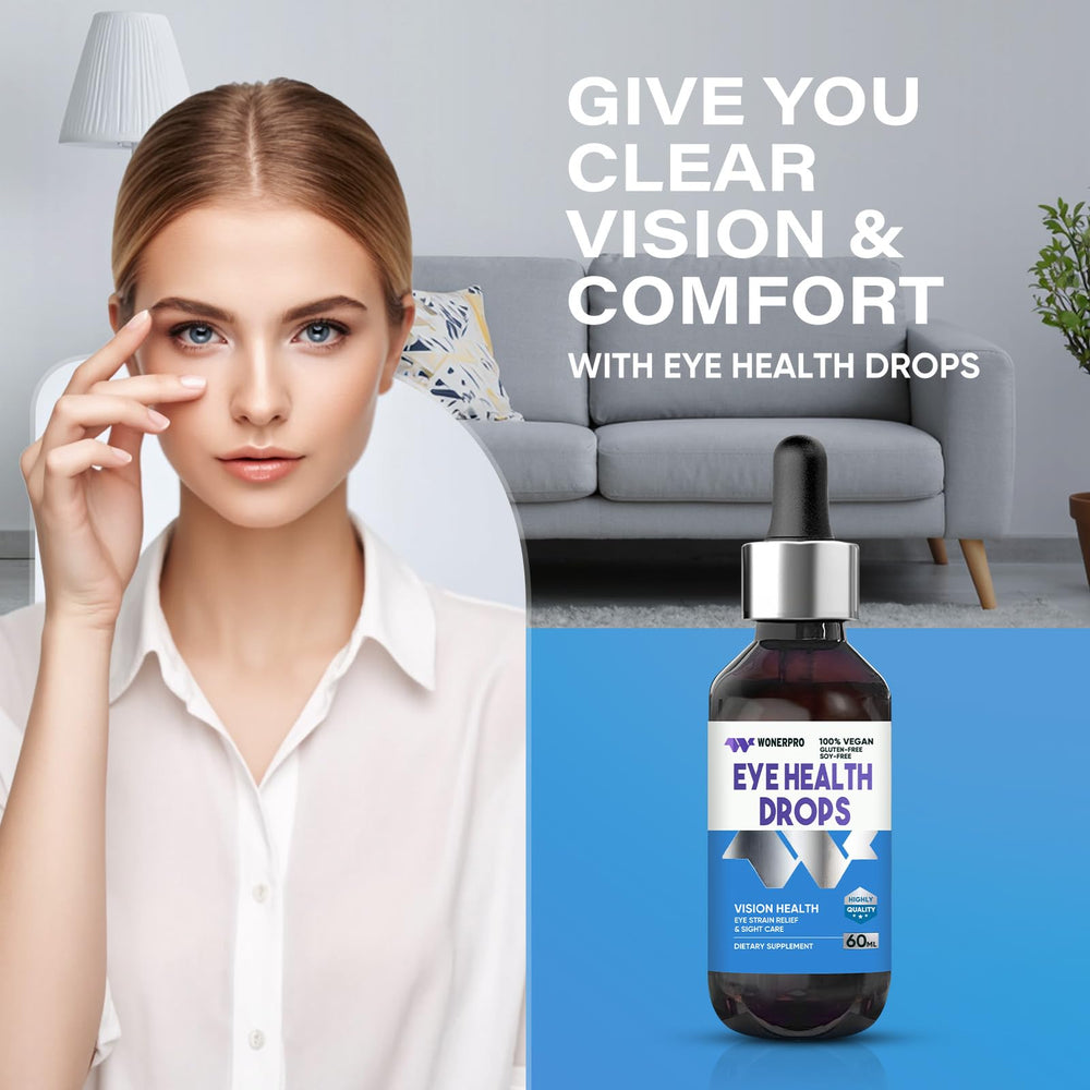 Close-up of WONERPRO Eyebright Drops bottle