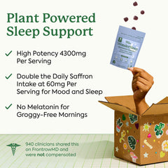 Close-up of 10:1 Reishi mushroom extract inside WonderSleep Gummies Mini