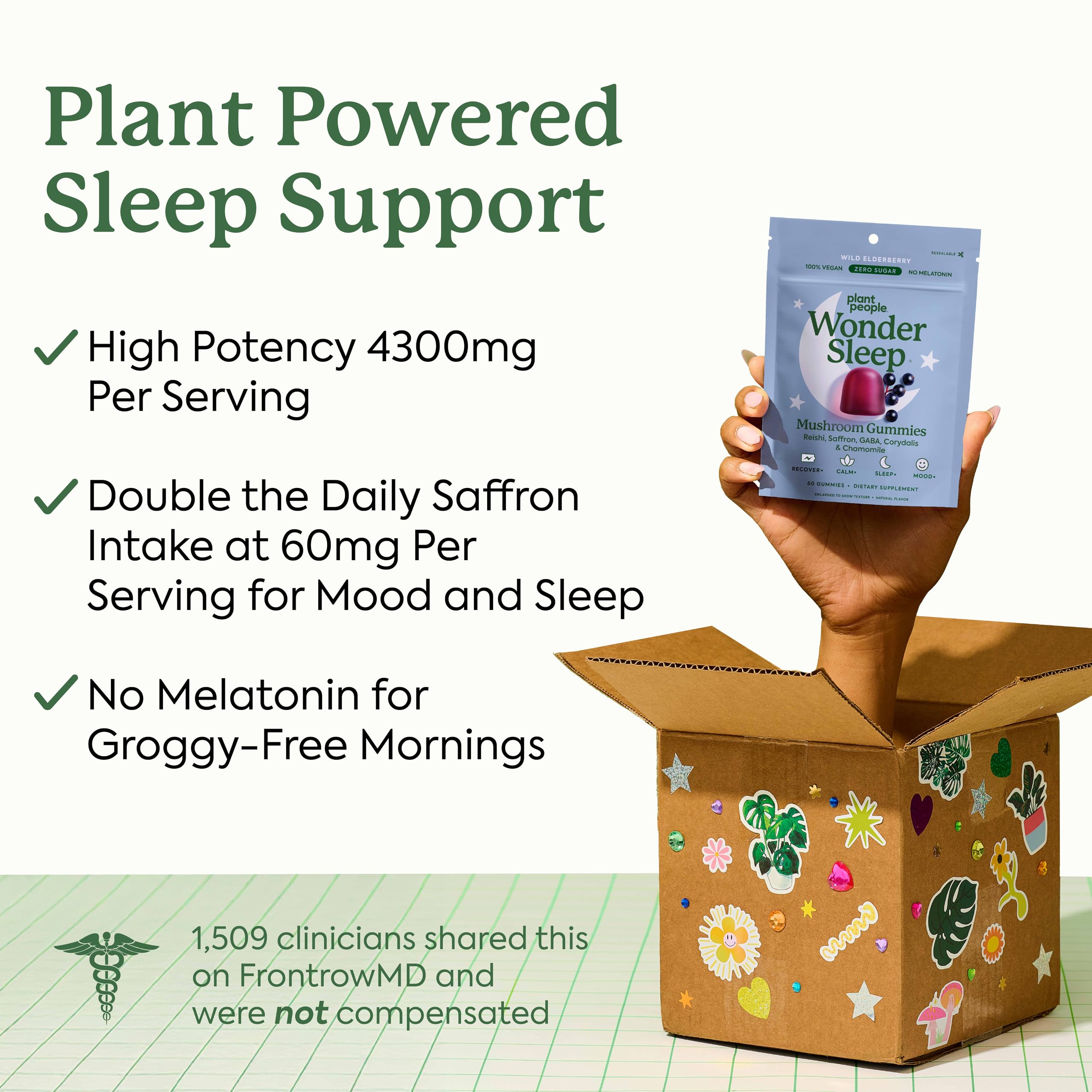 Close-up of Reishi mushrooms used in WonderSleep formula