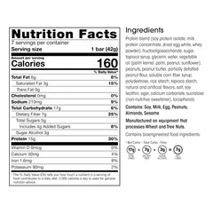 Close-up of Wonderslim High Fiber Protein Bar showing Fluffy Nutter flavor