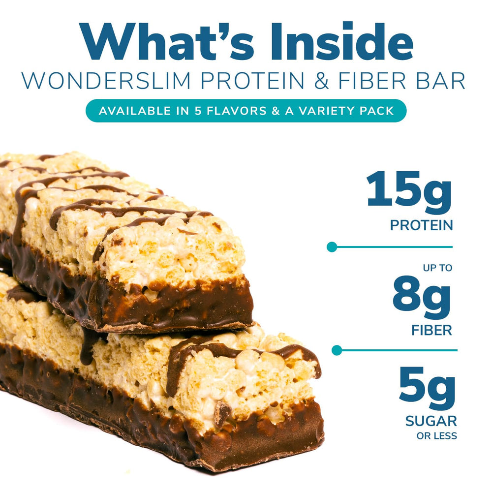 Ingredients and nutrition details for Wonderslim bar