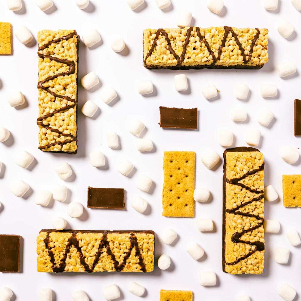 Low-sugar, low-carb protein snack section