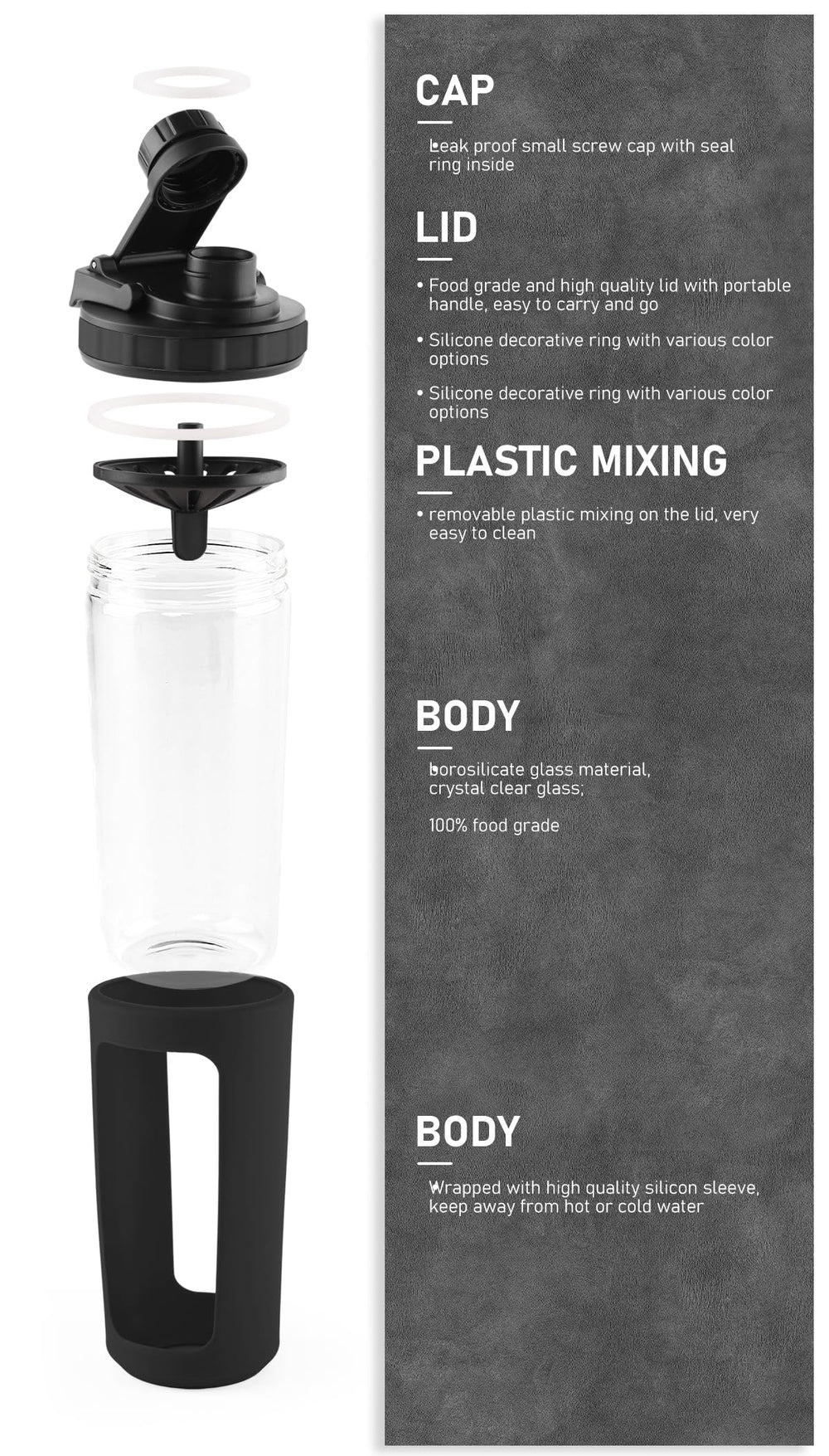 WORKOUT BW BYLWORKOUT BPA-free materials promote eco-friendly hydration.