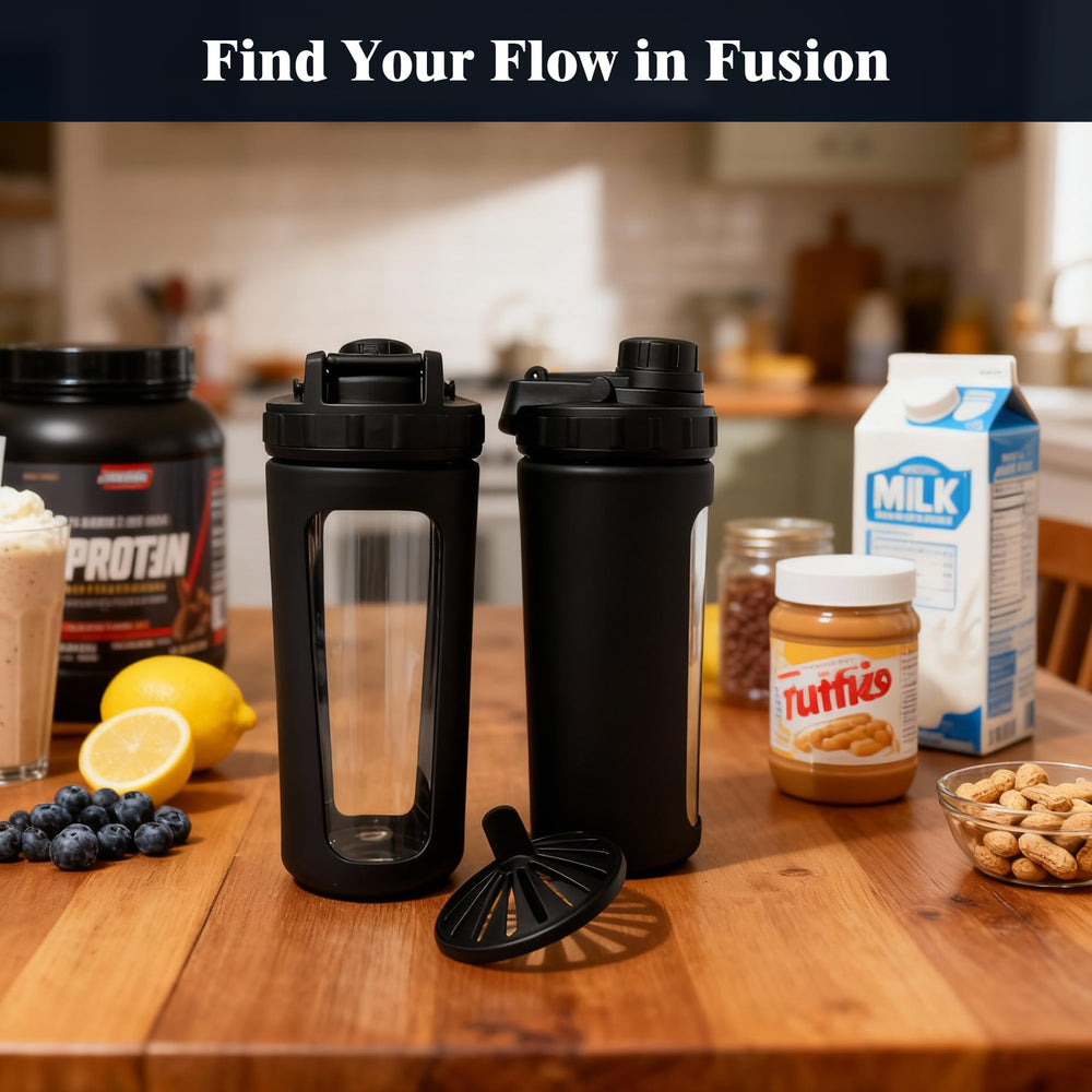 WORKOUT BW BYLWORKOUT silicone-sleeve shaker provides secure grip during workouts.