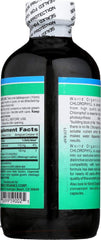 8 oz World Organics Chlorophyll Liquid bottle with serving option