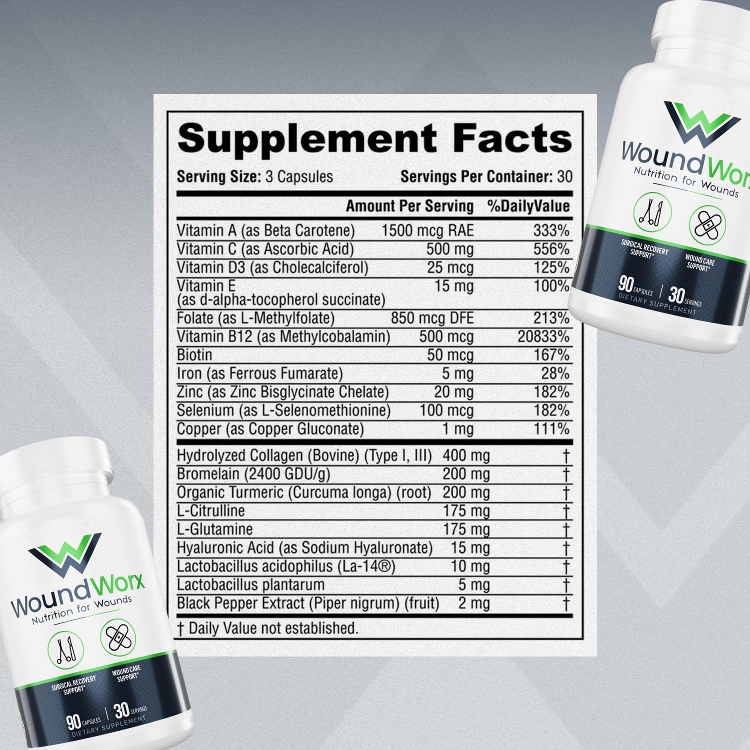 Key ingredients: zinc, L-Citrulline, and Vitamin C