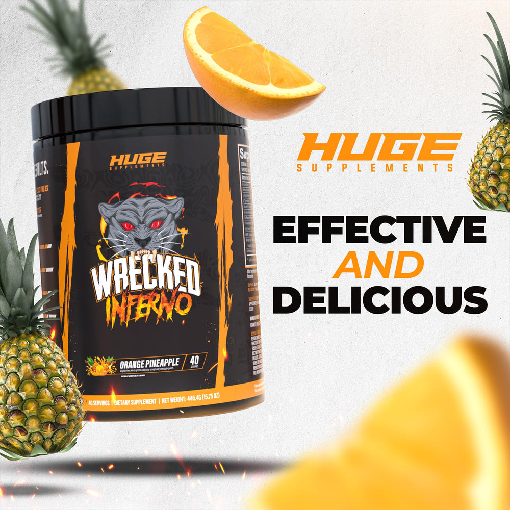 Wrecked Inferno during-workout energy and focus for endurance.