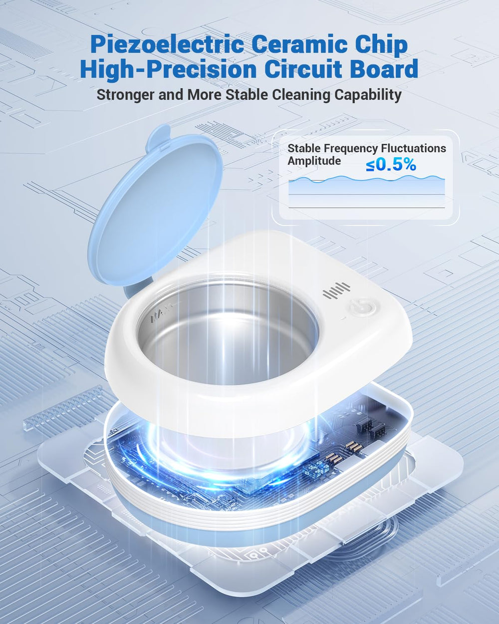 Ultra-thin 1.9 inch portable design
