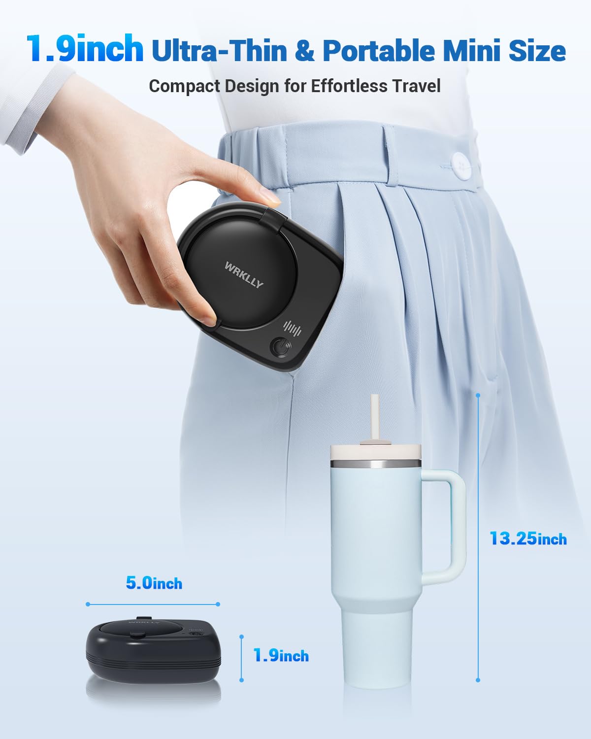 One-touch operation with two cleaning modes