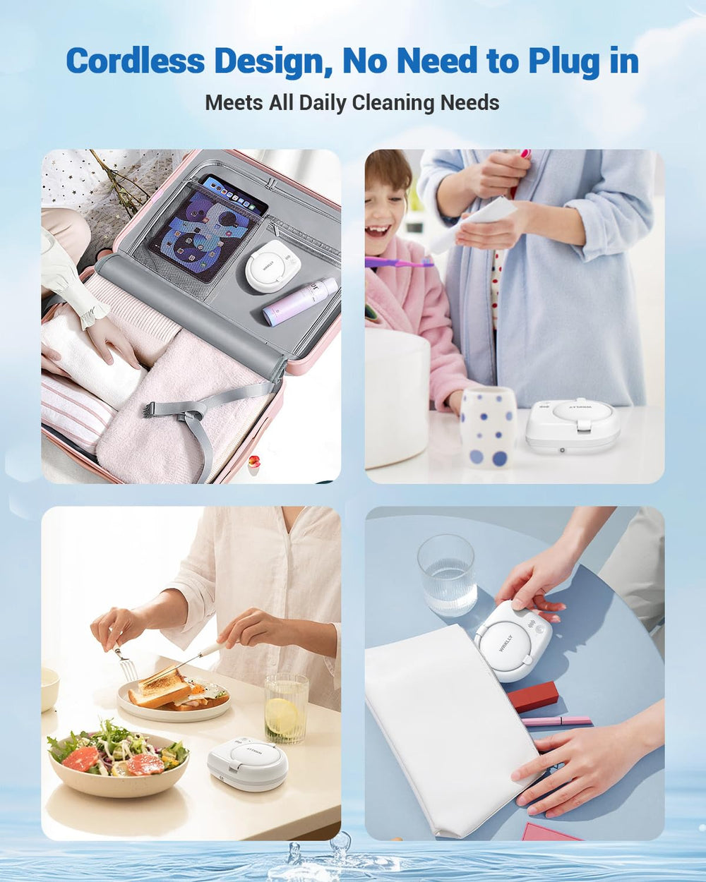 Accessories: tweezers, charging cable, storage bag