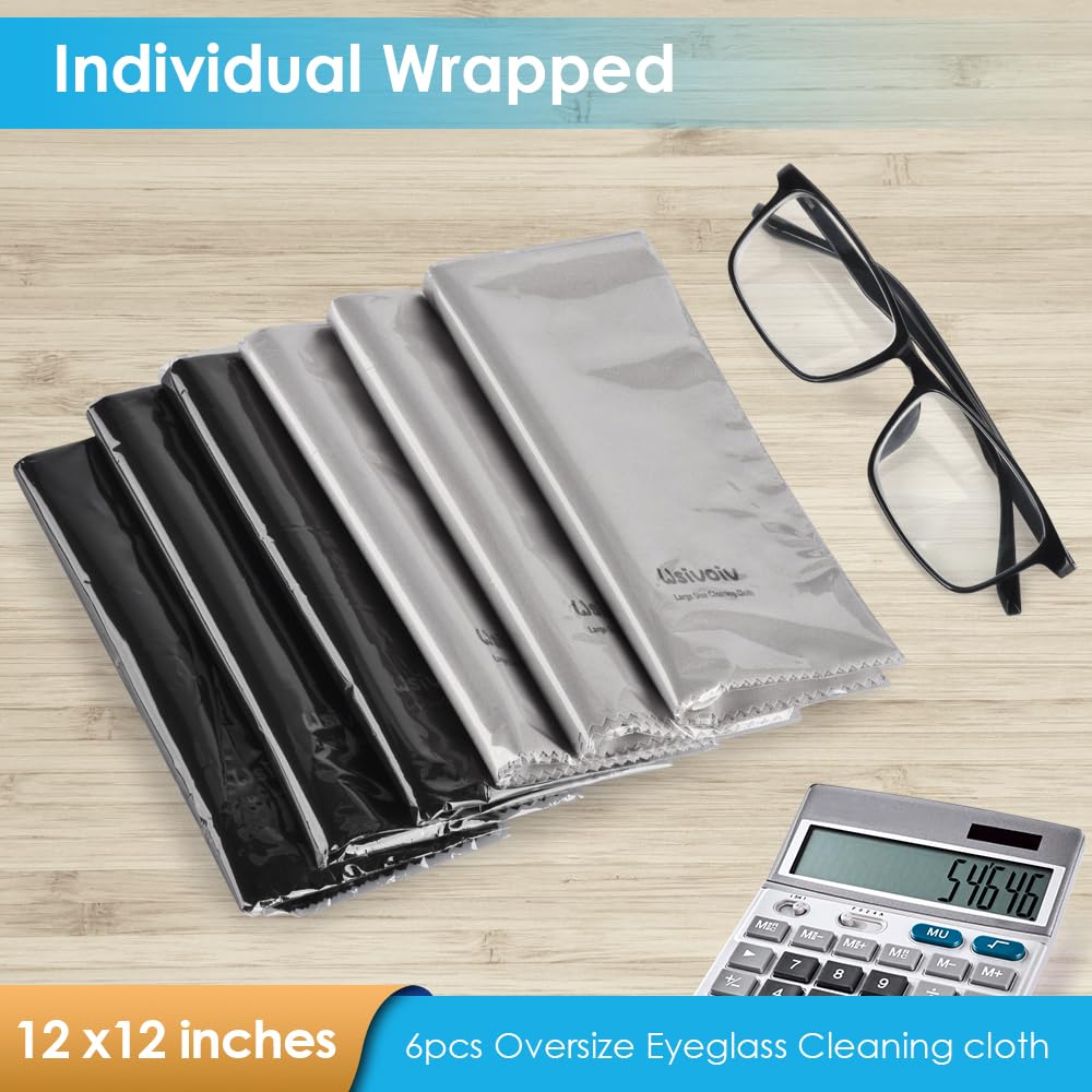 Two-color distinction: black and gray microfiber cleaning cloths
