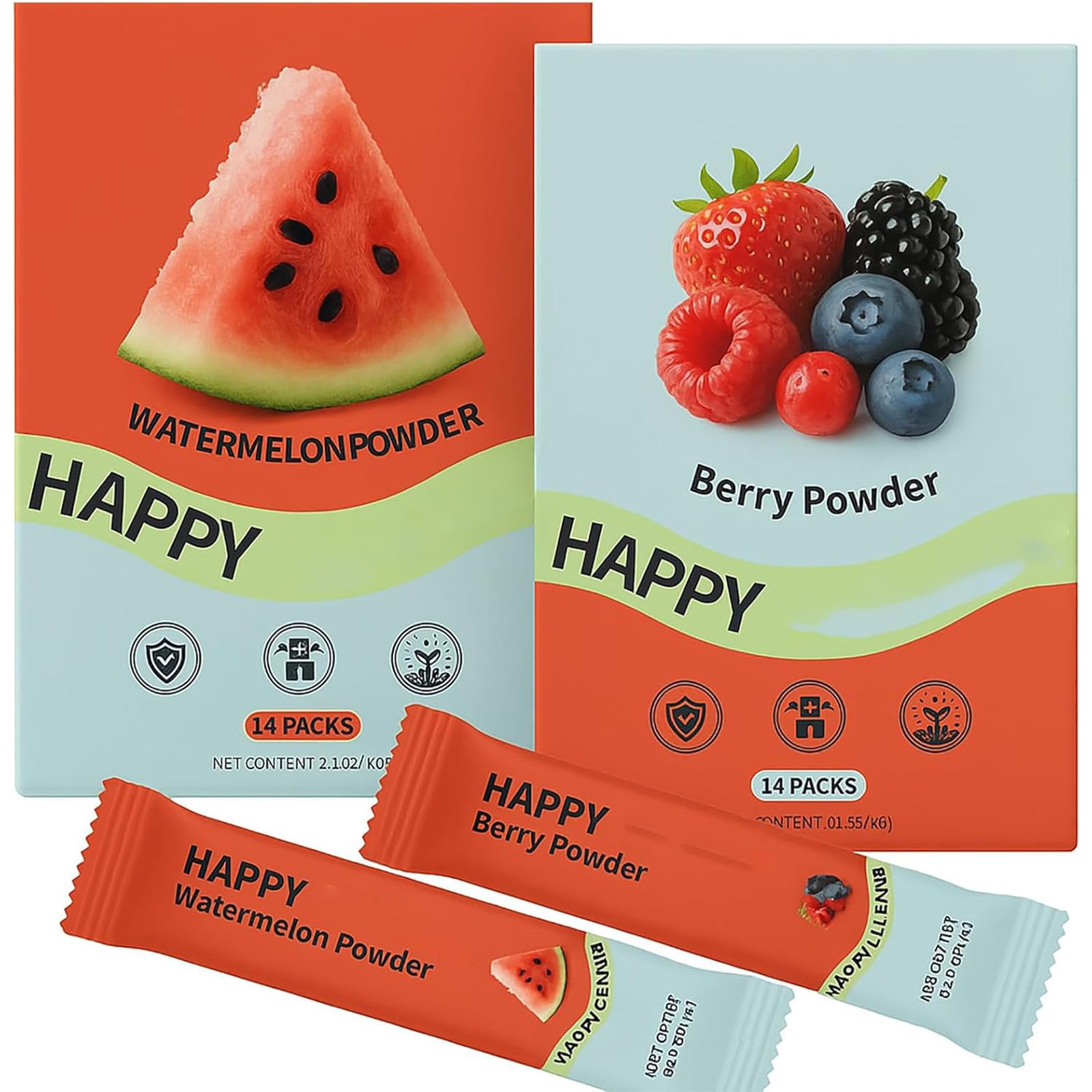 WSJAWH Superfood Powder Watermelon Berry Probiotics packaging
