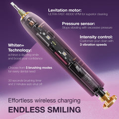 Wagner Stern WT8900 Series electric toothbrush back view with pressure sensor