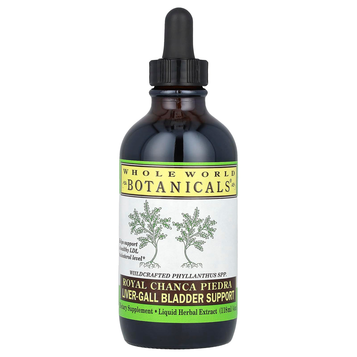 Whole World Botanicals Royal Chanca Piedra 4 oz liquid extract bottle