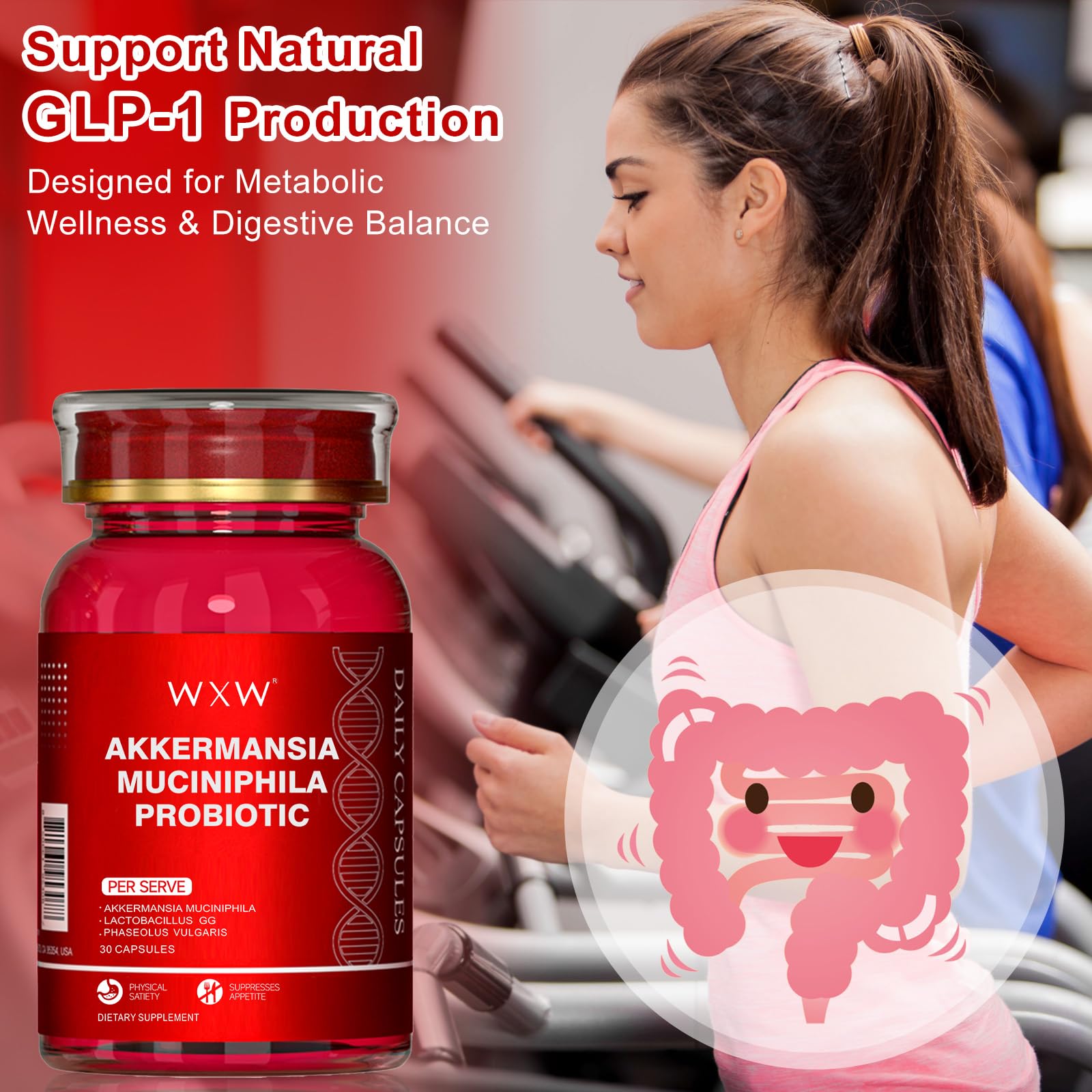 WXW Akkermansia Muciniphila Probiotic capsules