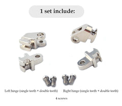 Assorted screws included in WYZBEN hinge replacement kit