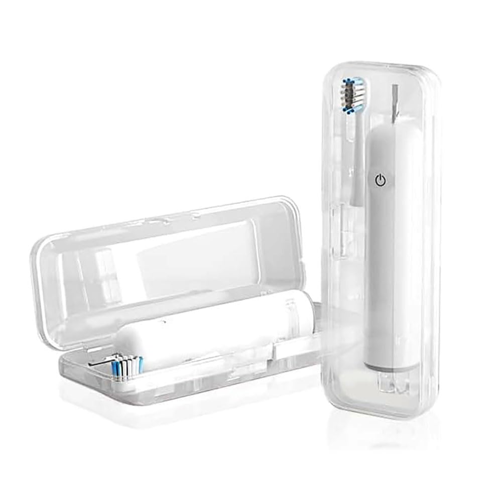 XBERSTAR toothbrush travel case for Laifen portable electric toothbrush – transparent front view