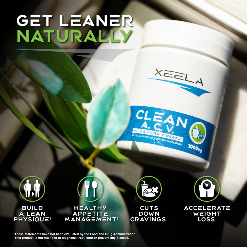 Healthy lifestyle concept with XEELA bottle and apples