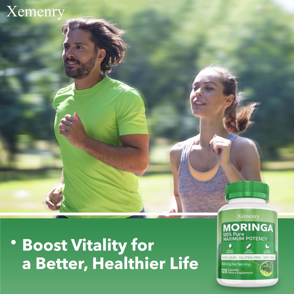 Vegan-friendly packaging for Xemenry Moringa Capsules