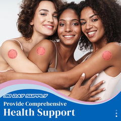 Applying Xeparlo GLP-1 Patch to clean dry skin