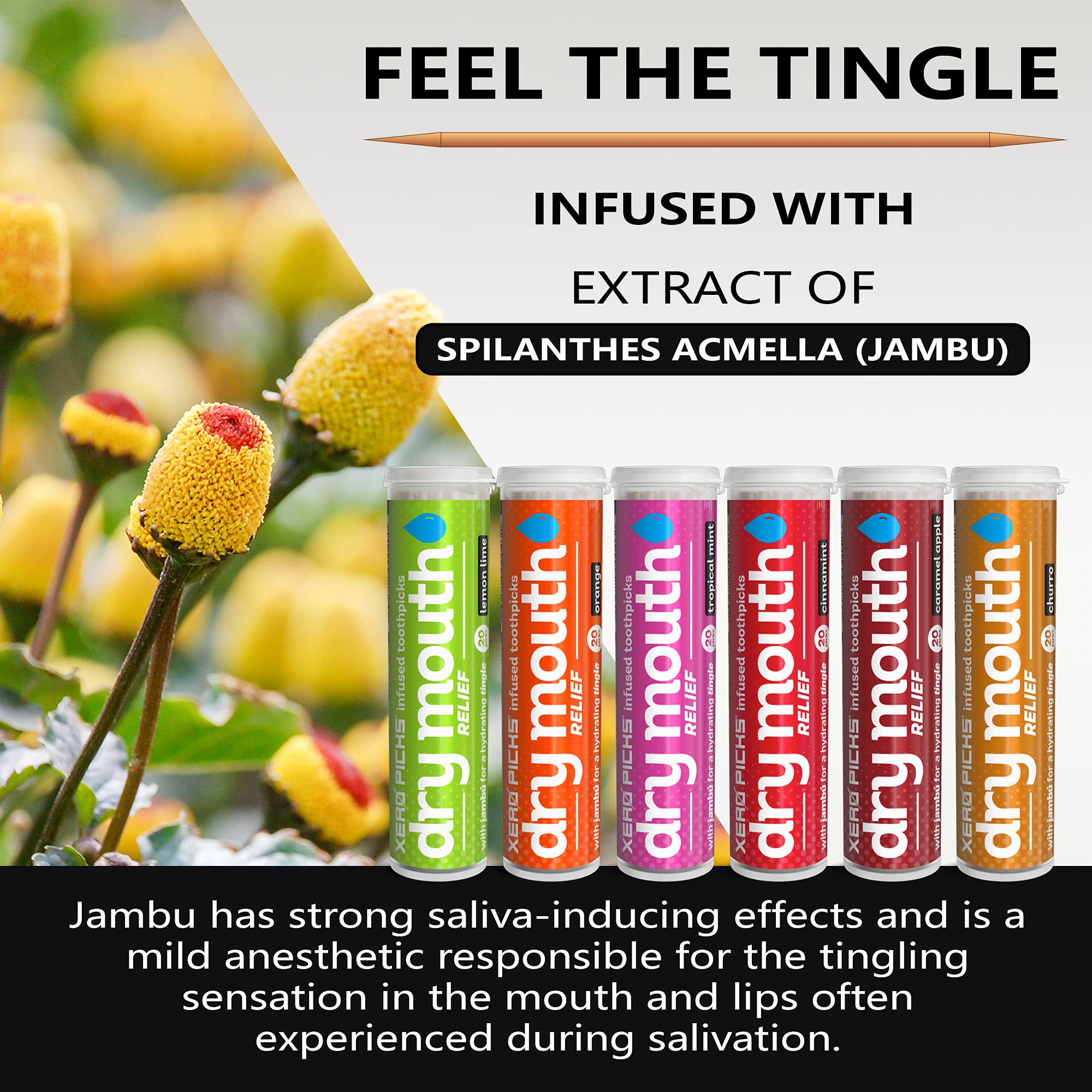 Detail highlighting jambu (jambu) infusion and tingle