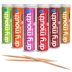 Front view of Xero Picks Dry Mouth Variety 6 Pack packaging