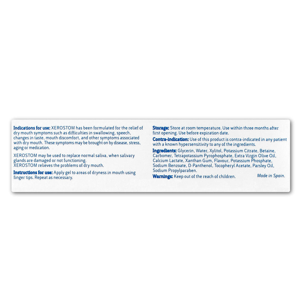 Xerostom Dry Mouth Gel 2-Pack packaging