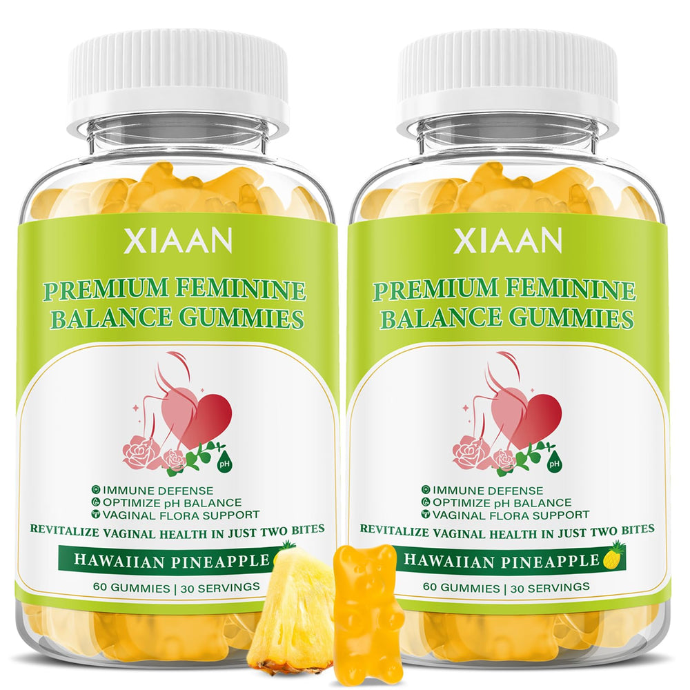 XIAAN Feminine Balance Gummies bottle and label
