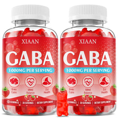 XIAAN GABA Gummies 1000mg strawberry flavor bottle