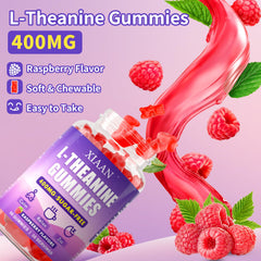 Ingredients and vegan organic formulation of L-Theanine gummies