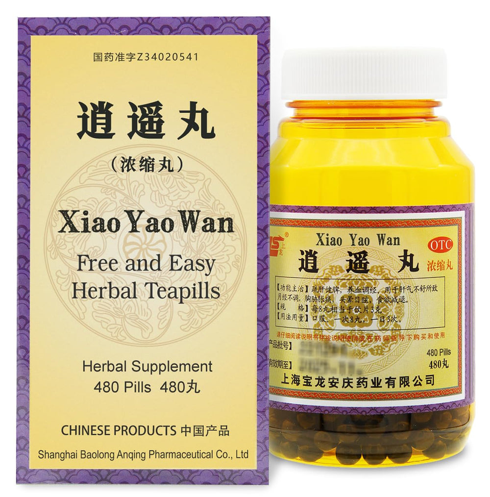 Xiao Yao Wan 480-count bottle label