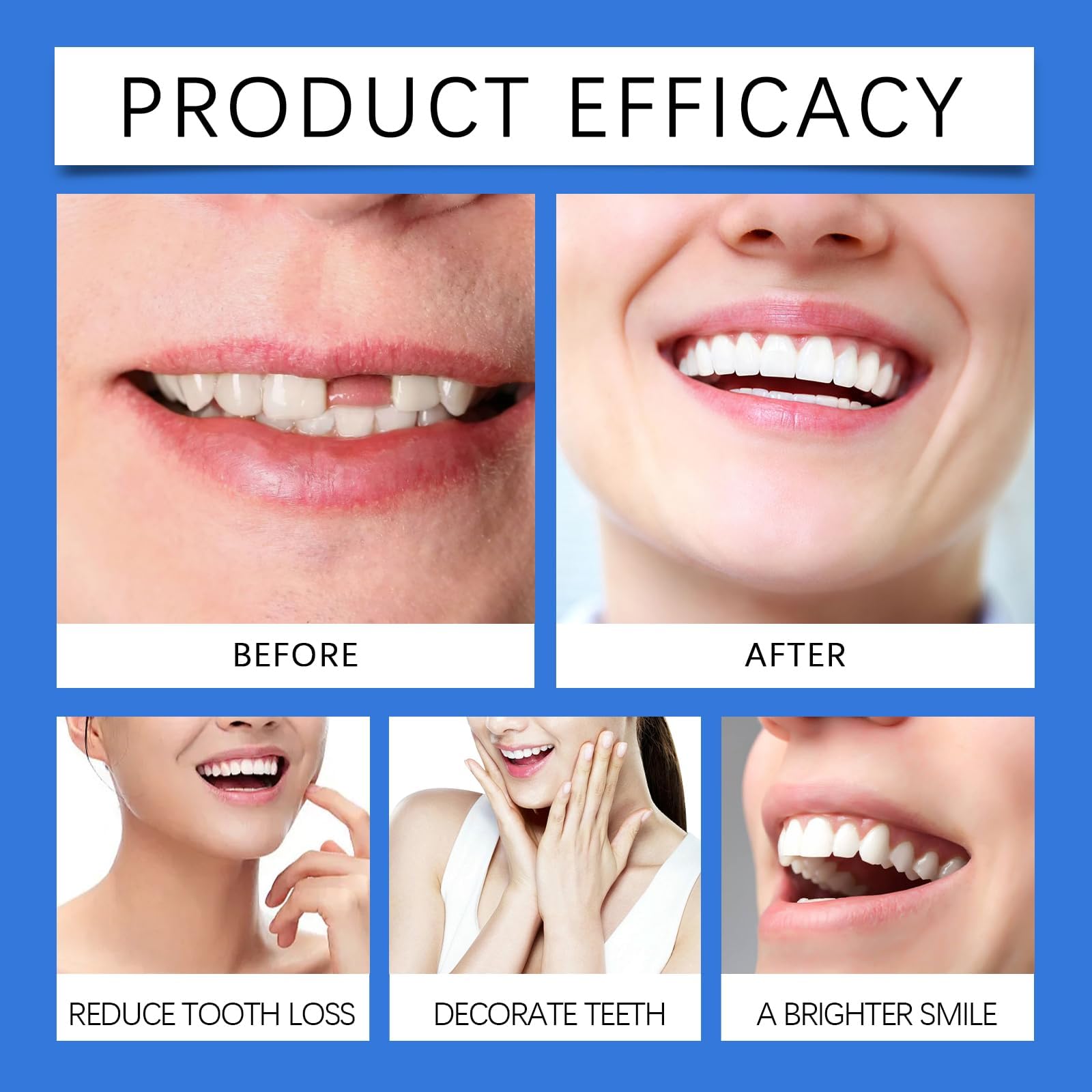 Gentle contact between gums and silicone liners