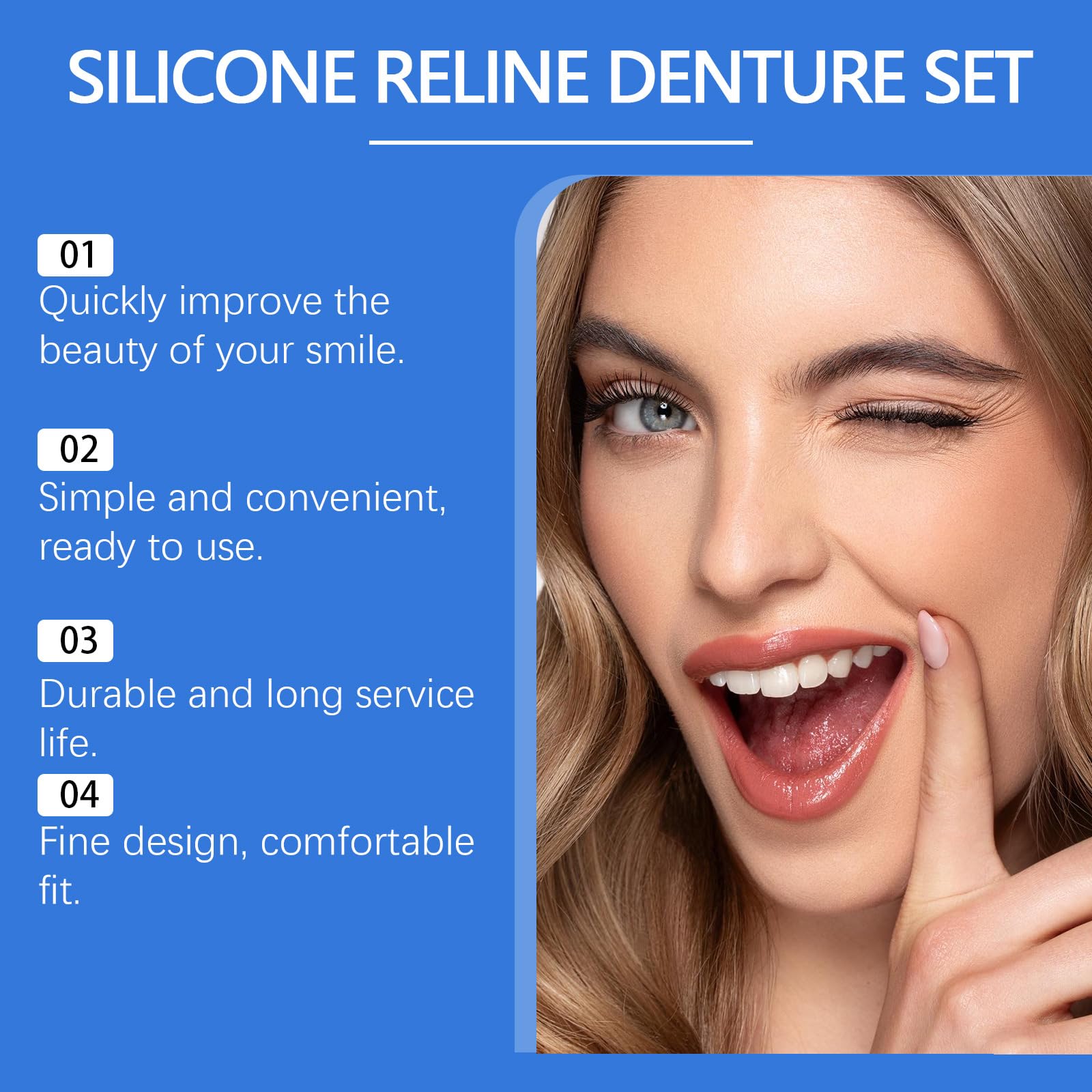 Xinshijie denture liner kit packaging