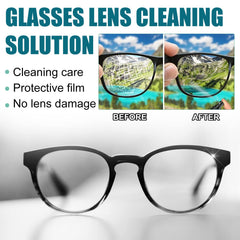 Close-up of the spray bottle for eyeglass lens scratch remover