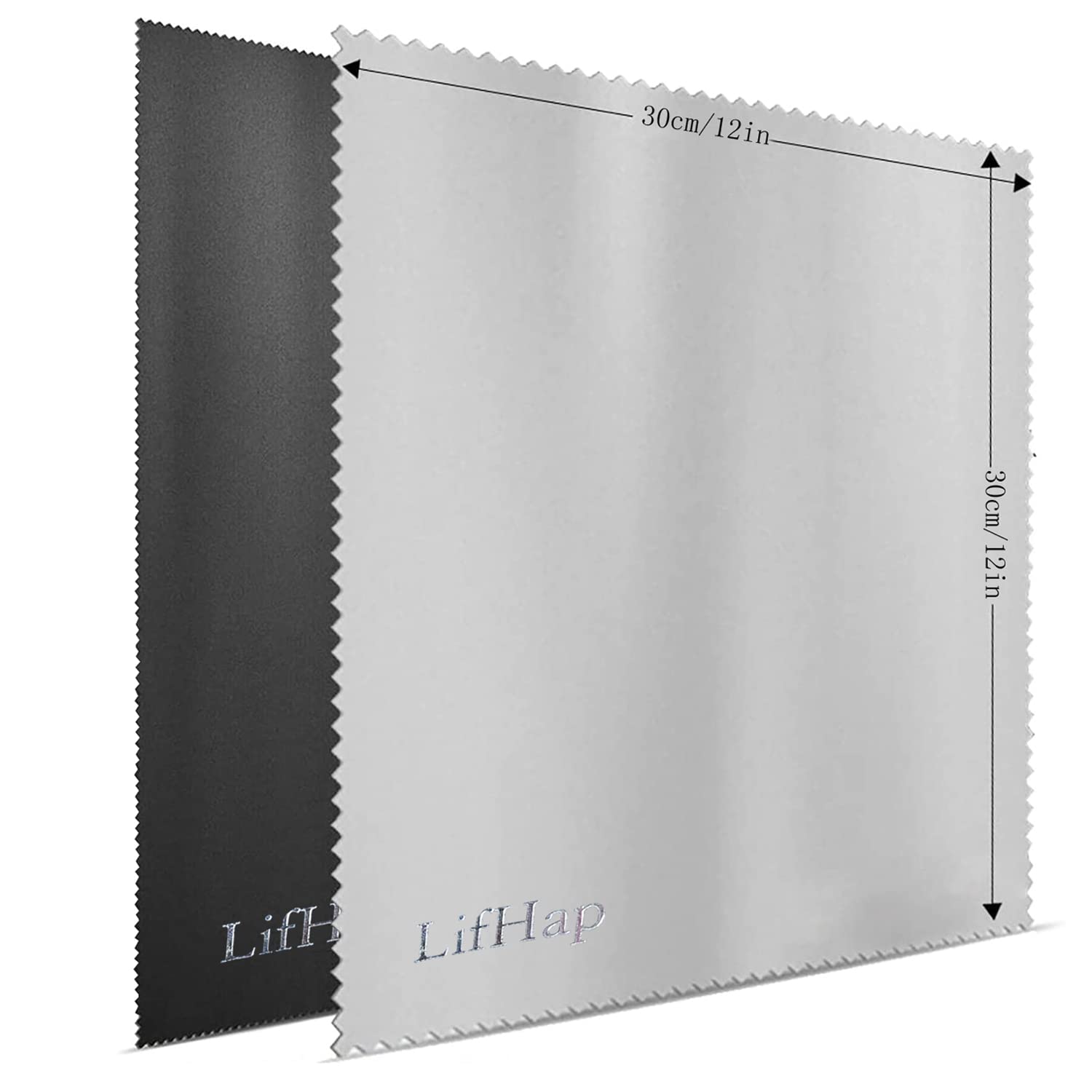 Individually packaged microfiber cleaning cloth for portability