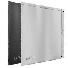 Individually packaged microfiber cleaning cloth for portability