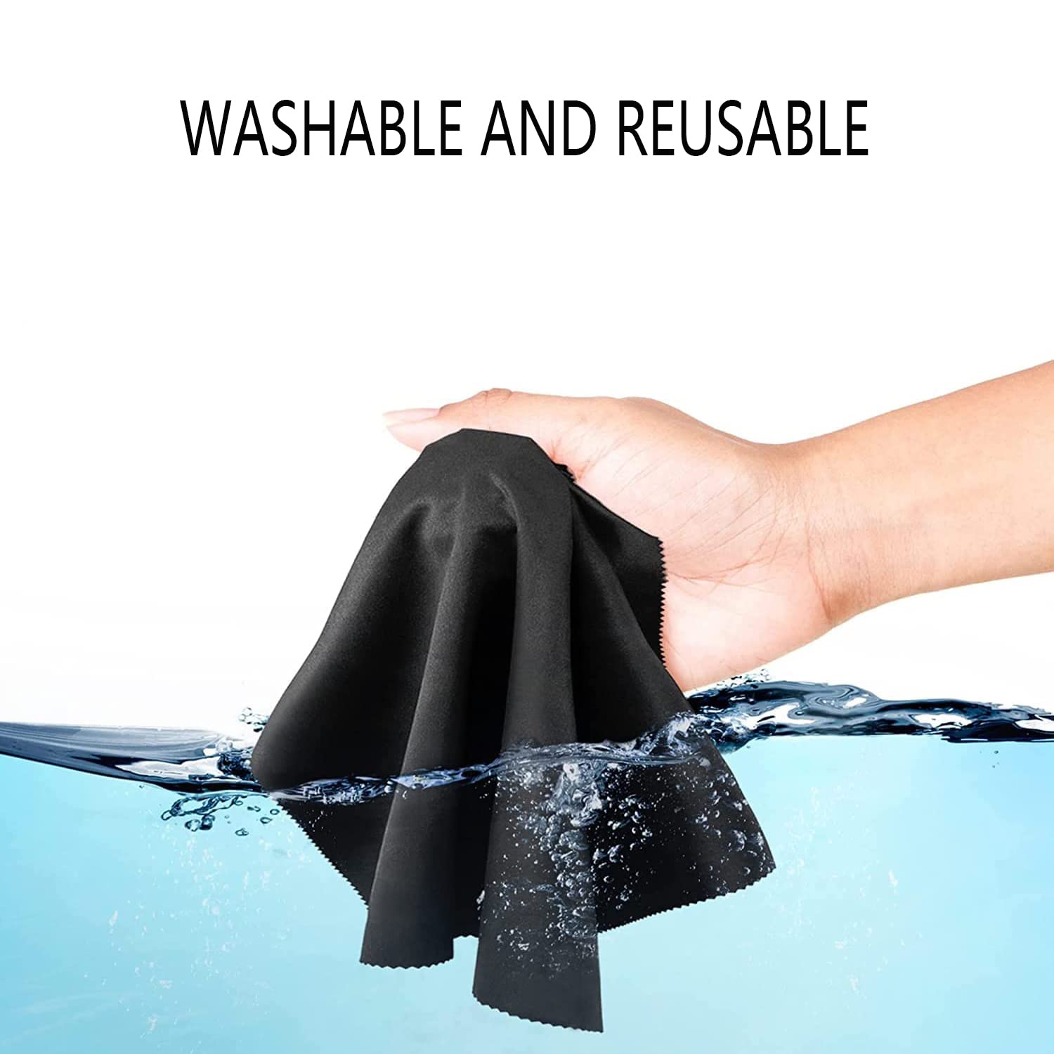 Lens cleaning cloth for camera lenses and optics