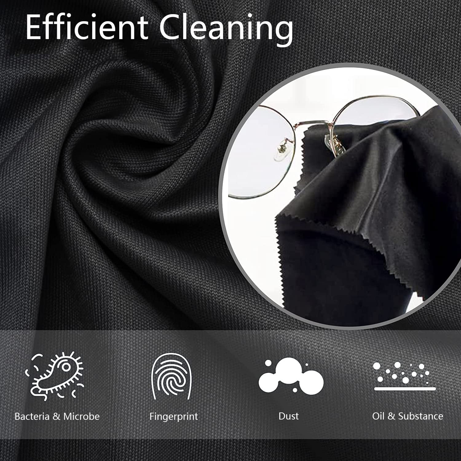 Multipurpose cloth for glasses, TVs, and home devices