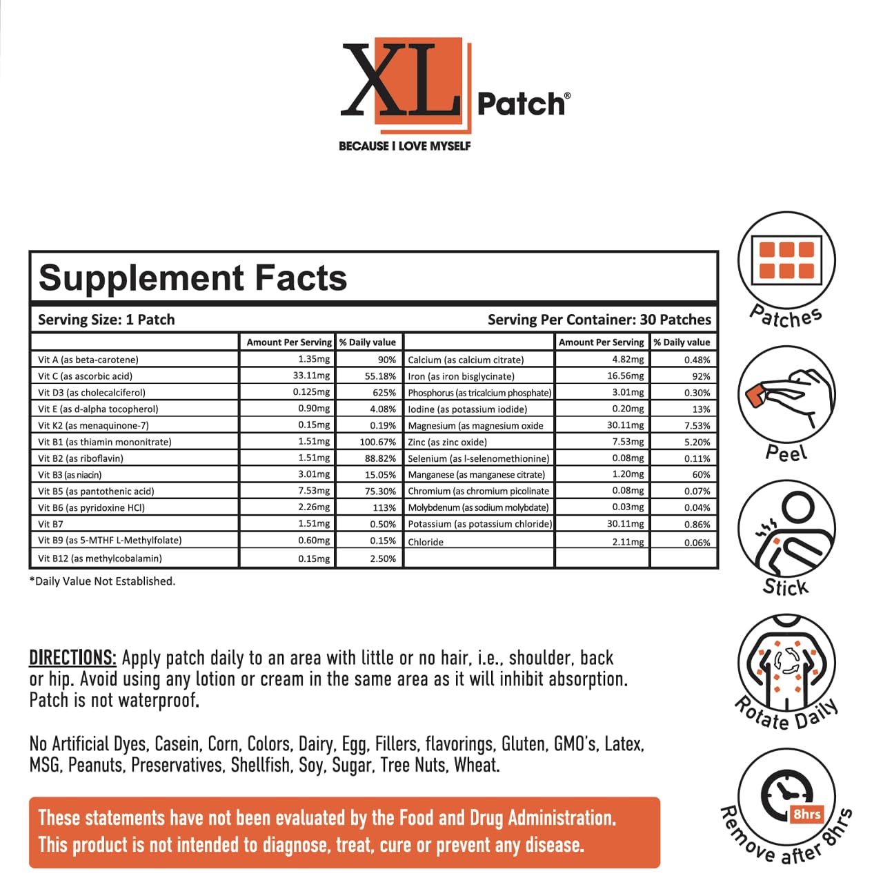 XLPATCH Multi Plus blister packs