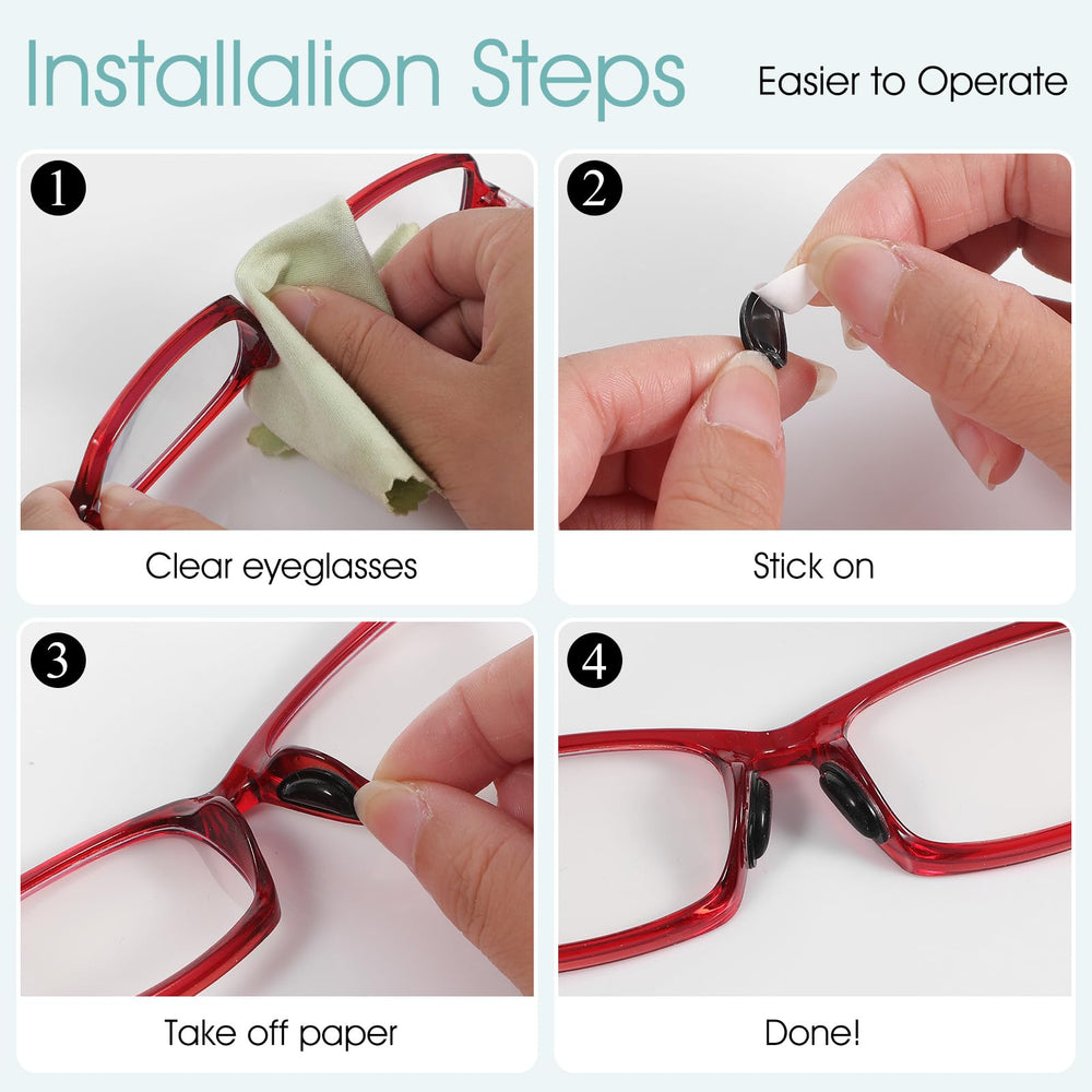 Universal fit for metal and plastic eyeglass frames